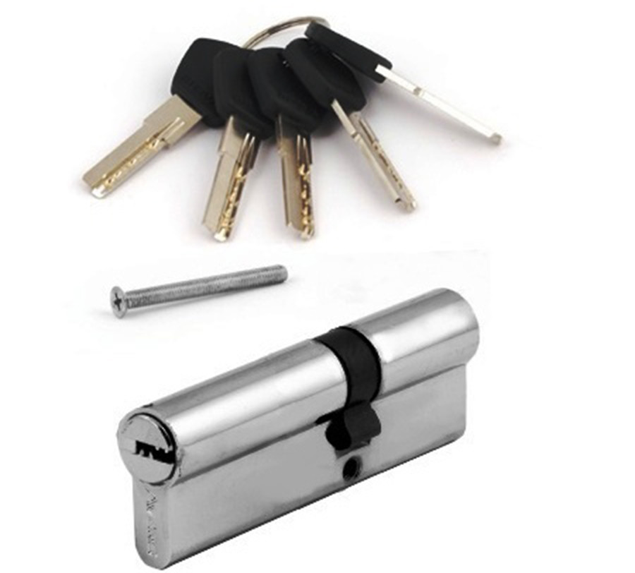 Циліндр Avers DM-90 (45/45)-CR ключ/ключ хром (54)