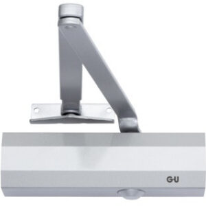 Доводчик дверний GU OTS 210 з фіксацією сріблястий (Німеччина)