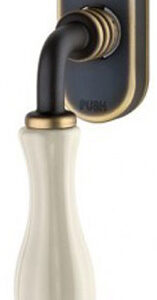 Ручка віконна Linea Cali Dalia ліва матова бронза/потрісканий фарфор (Італія)