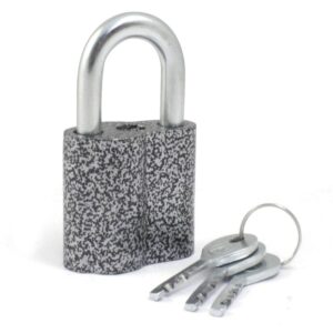 Замок навісний ASPECT ДТ-А-55П 3 ключа сірий (Україна)