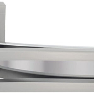 Ручка дверна ORO&ORO BRICK 017-15E перламутровий нікель/хром (Італія)