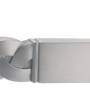 Ручка дверна ORO&ORO TRECCIA 028-15E матовий хром (Італія)