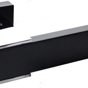 Ручка дверна на розетці ORO&ORO TECNO 042-15E антрацит/хром (Італія)