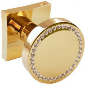 Ручка дверна ORO&ORO KNOB 105KСR-13E Swarovski золото (Італія)