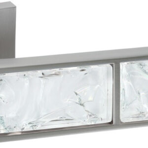 Ручка дверна ORO&ORO WHITE GLASS 203-13E перламутровий нікель (Італія)