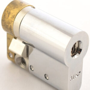 Циліндр Abloy Protec2 ключ/половинка (Фінляндія) 81.5 мм 71x10.5, ключ/половинка, Матовий хром