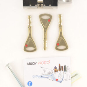 Циліндр Abloy Protec2 Hard ключ/тумблер (Фінляндія) 93 мм 42Hx51T HARD, ключ/тумблер, Хром