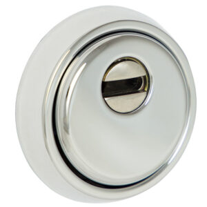 Броненакладка DiSec MONOLITO MILANO BD210 ROUND 25мм хром полірований (Італія)