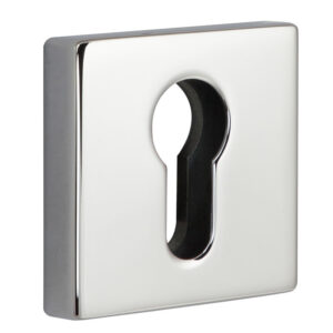 Накладка під циліндр DiSec KT002 DIN SQUARE хром полірований (Італія)