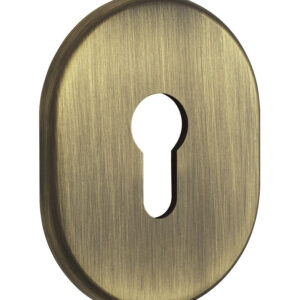 Накладка під циліндр DiSec KT036 OVAL бронза сатин (Італія)