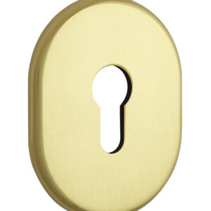 Накладка під циліндр DiSec KT036 OVAL латунь полірована (Італія)