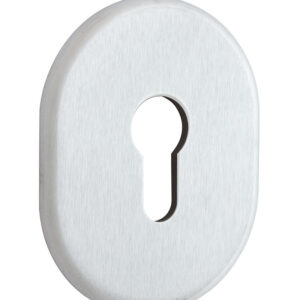 Накладка під циліндр DiSec KT036 OVAL хром матовий (Італія)