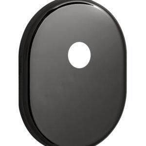 Накладка DiSec KT041 DIN OVAL хром чорний (Італія)