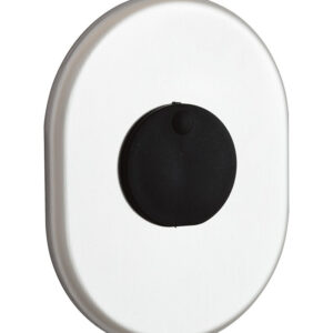 Накладка під сувальдний ключ DiSec KT088 MATRIX OVAL зі шторкою нікель сатин (Італія)