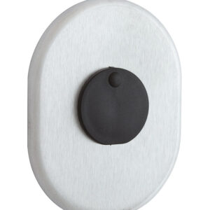 Накладка під сувальдний ключ DiSec KT088 MATRIX OVAL зі шторкою хром матовий (Італія)