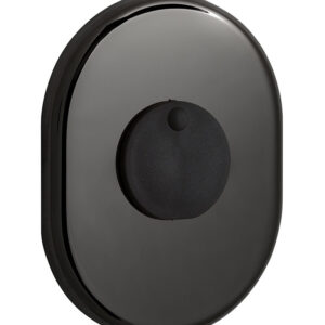 Накладка під сувальдний ключ DiSec KT088 MATRIX OVAL зі шторкою хром чорний (Італія)