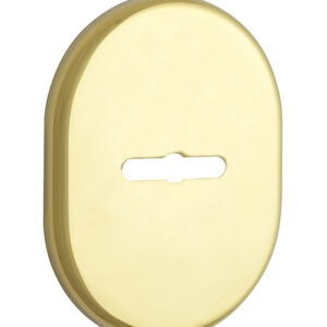 Накладка під сувальдний ключ DiSec KT090 MATRIX OVAL з прихованою шторкою латунь PVD (Італія)