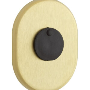 Накладка DiSec KT2140 OMEGA OVAL зі шторкою латунь матова (Італія)