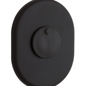 Накладка DiSec KT2140 OMEGA OVAL зі шторкою чорна фарба (Італія)