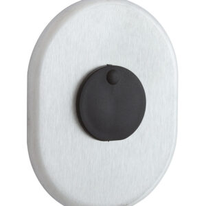 Накладка DiSec KT2140 OMEGA OVAL зі шторкою хром матовий (Італія)