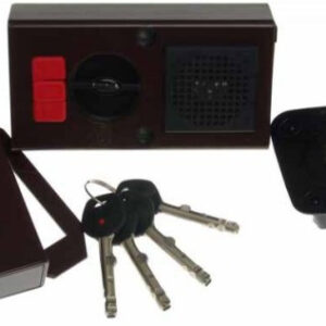 Замок накладний з сигналізацією Gerda Tytan ZE1 GT8 коричневий (Польща)