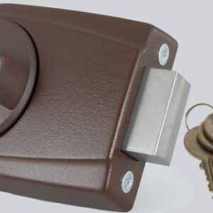 Замок накладний Gerda ZG100 коричневий (Польща)