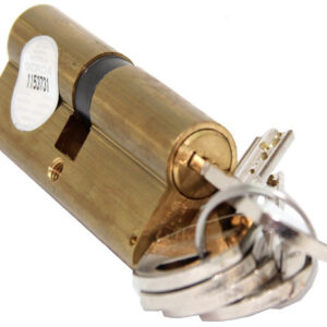 Циліндр GERDA WKM-3 80 мм 40/40 ключ/ключ латунь (Польща)