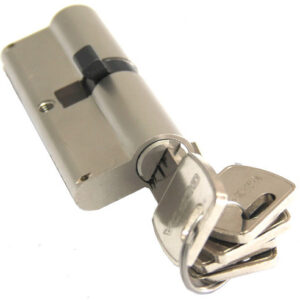 Циліндр GERDA WKM-3 75 мм 30/45 ключ/ключ нікель (Польща)