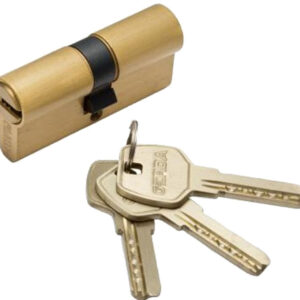 Циліндр GERDA WKMT-1 60 мм 30/30 ключ/ключ латунь (Польща)
