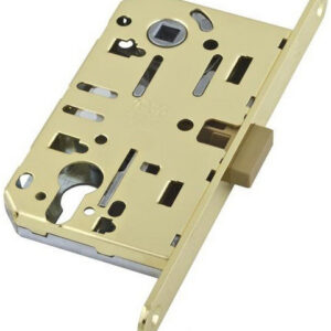 Замок міжкімнатний AGB MEDIANA POLARIS XT під циліндр латунь (Італія)