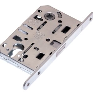 Замок міжкімнатний AGB MEDIANA POLARIS XT під циліндр матовий хром (Італія)