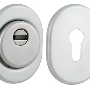 Захисна броненакладка врізна DiSec DDS16P нерж. сталь (нікель сатин) (Італія)