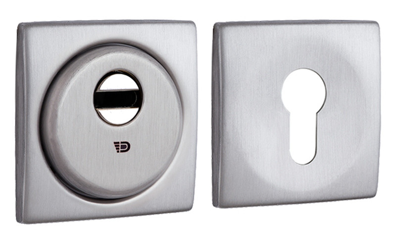 Захисна броненакладка врізна DiSec ВDS16K нержавіюча сталь (Італія)