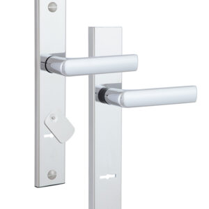 Захисна фурнітура ROSTEX 807 R mov-mov LEVER KEY 85 мм хром полірований (Чехія)