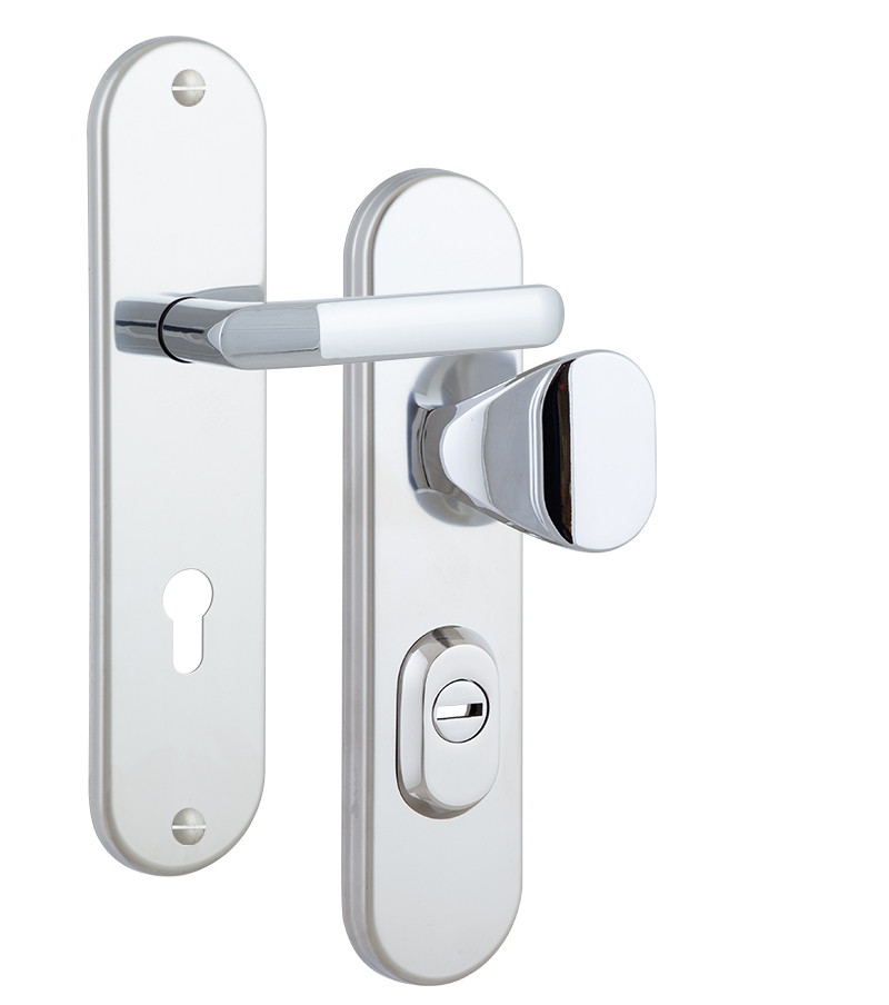 Фурнітура захисна ROSTEX 807 R fix-mov 72 мм хром полірований 22 мм 3 клас (Чехія)