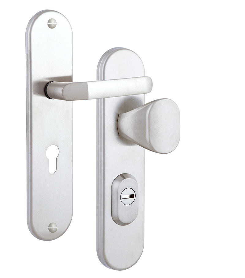 Фурнітура захисна ROSTEX USSR R fix-mov 72 мм хром матовий 22 мм 40-45 мм 3 клас (Чехія)