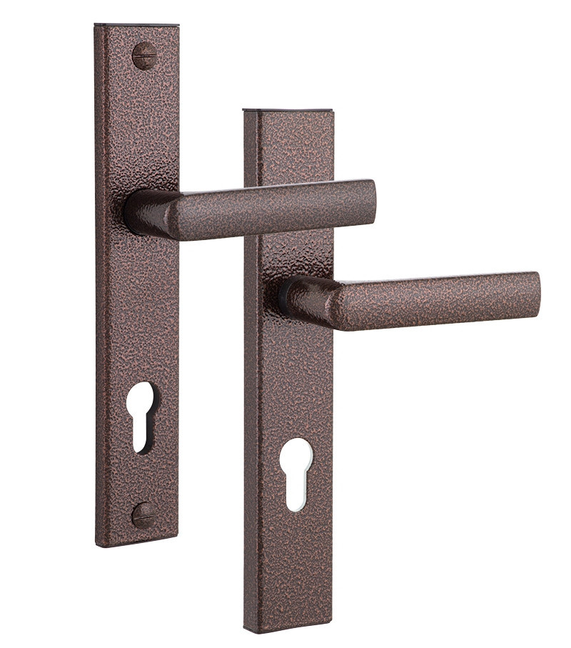 Захисна фурнітура ROSTEX 807 R mov-mov PZ 85 мм коричневий антик 38-55 мм 3 клас (Чехія)