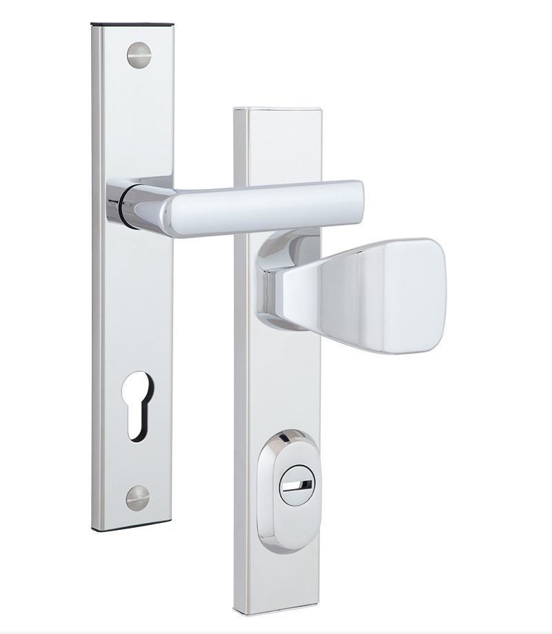 Захисна фурнітура ROSTEX R1/R4 R fix-mov 90 мм хром полірований 22 мм (Чехія)