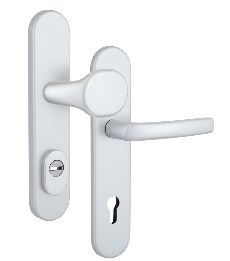 Захисна фурнітура ROSTEX ADLO_ALUFEST EL1 fix-mov 90 мм алюміній сріблястий 22 мм (Чехія)