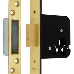 Замок врізний SANTOS 1-WAY DIN 731 PB UNIV ВЅ58мм SP (Португалія)