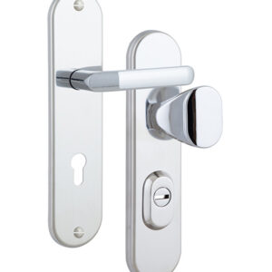 Захисна фурнітура ROSTEX UNIVERSAL R fix-mov 85 мм 38-55 мм хром полірований 3 клас (Чехія)