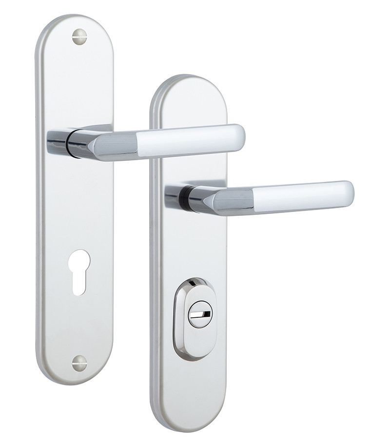 Фурнітура захисна ROSTEX UNIVERSAL R mov-mov 85 мм хром полірований 3 клас (Чехія)