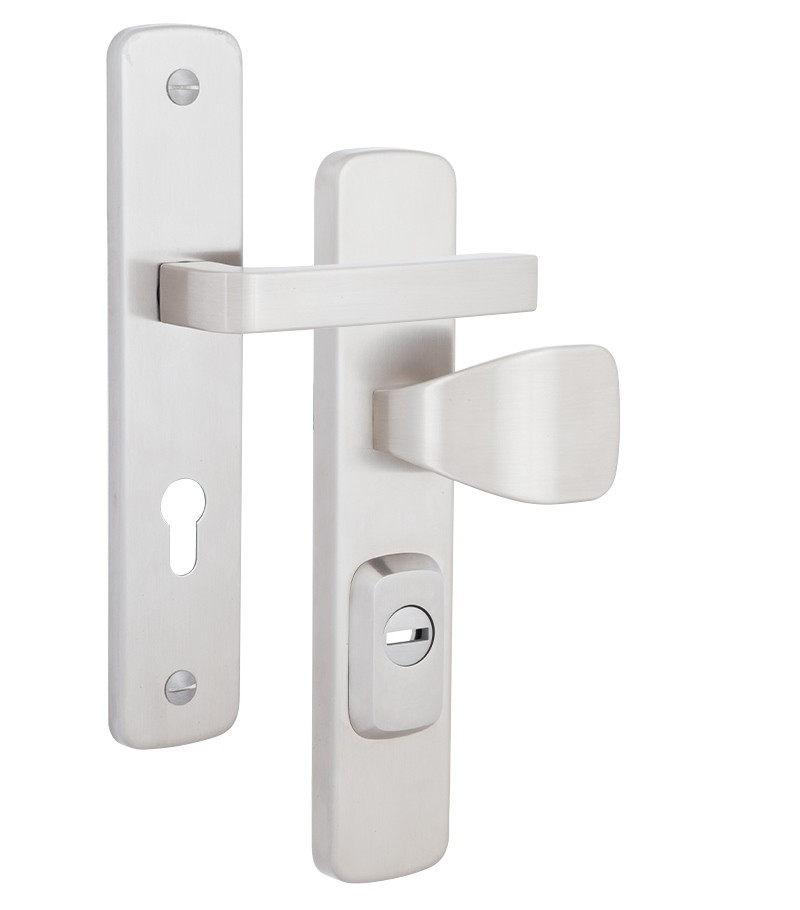 Захисна фурнітура ROSTEX ASTRA R fix-mov 72 мм хром матовий 22 мм 3 клас (Чехія)