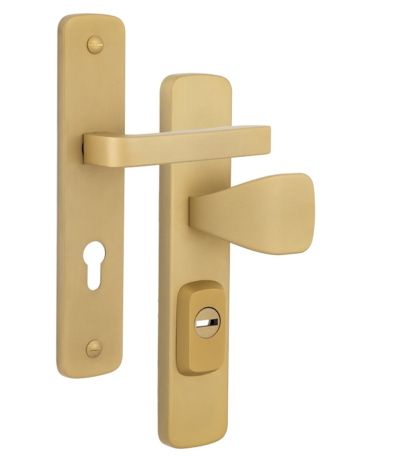 Фурнітура захисна ROSTEX ASTRA R fix-mov 72 мм титан pvd сатин 22 мм 3 клас (Чехія)