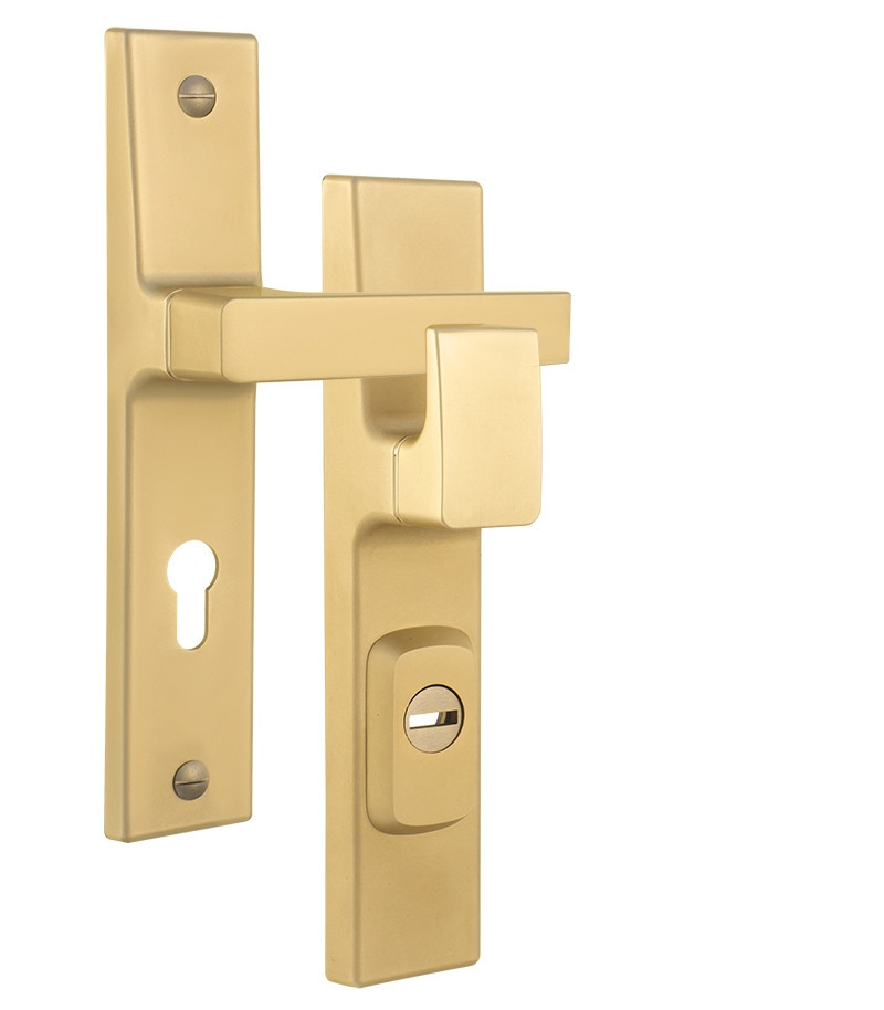 Захисна фурнітура ROSTEX OFFICE R fix-mov 90 мм титан pvd сатин 23 мм 3 клас (Чехія)