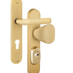 Захисна фурнітура ROSTEX DECOR R fix-mov 85 мм титан pvd сатин 23 мм 4 клас (Чехія)