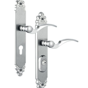 Захисна фурнітура ROSTEX OZDOBNA R mov-mov DIN 72 мм хром матовий 22 мм 3 клас (Чехія)