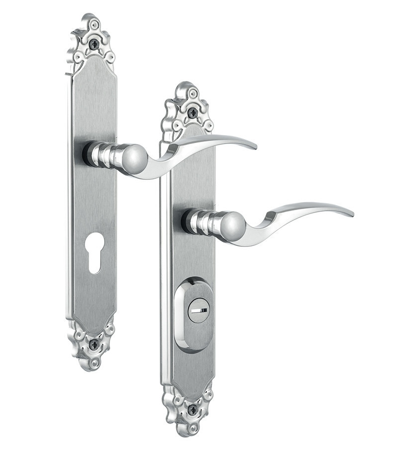 Захисна фурнітура ROSTEX OZDOBNA R mov-mov 92 мм хром матовий 22 мм 3 клас (Чехія)