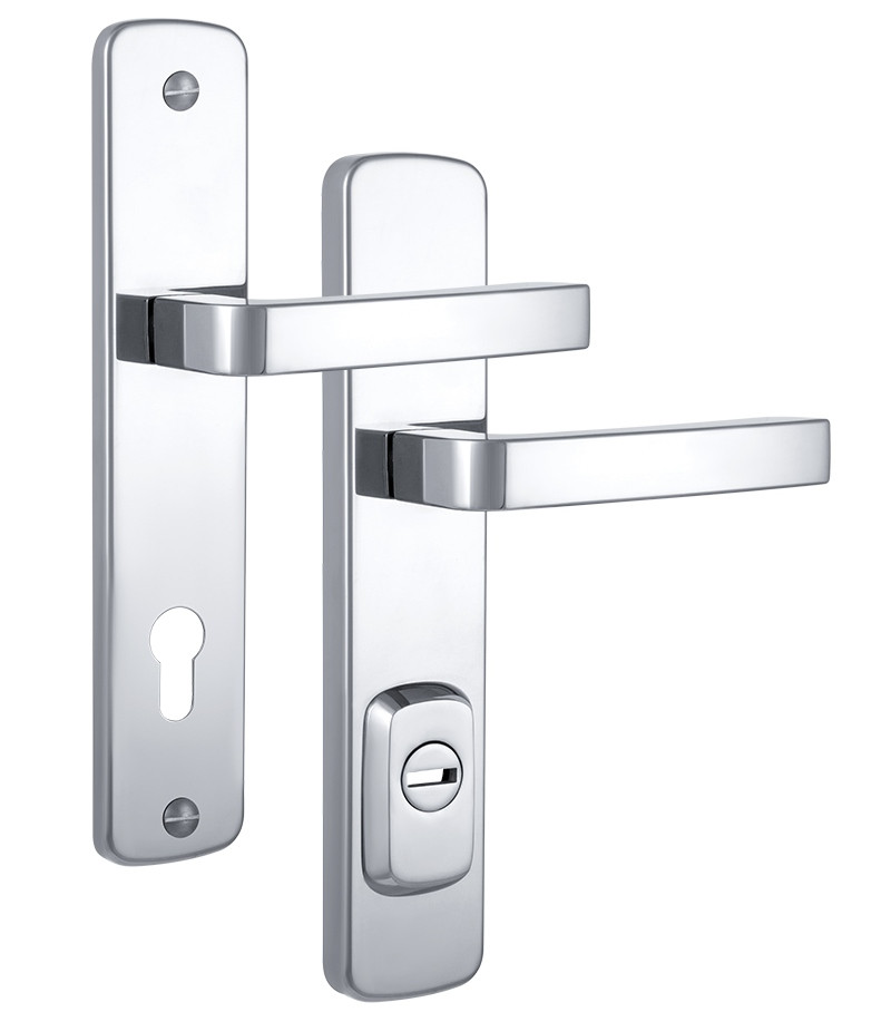 Захисна фурнітура ROSTEX *ASTRA R mov-mov 90 мм хром полірований 3 клас (Чехія)