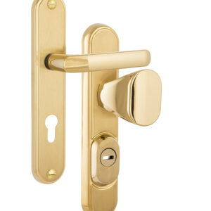 Захисна фурнітура ROSTEX DECOR R fix-mov 90 мм титан pvd матовий 40-45 мм Ovalne/Baryt TI (Чехія)